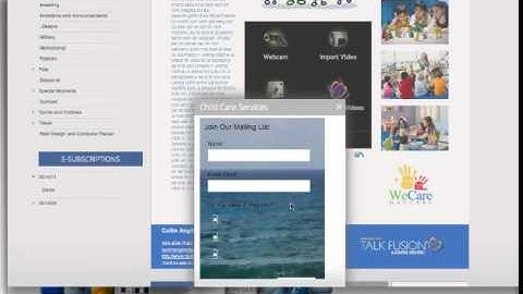 Place E-subscription forms Into Newsletters