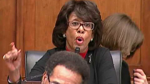 Maxine Waters Spars With Bernanke