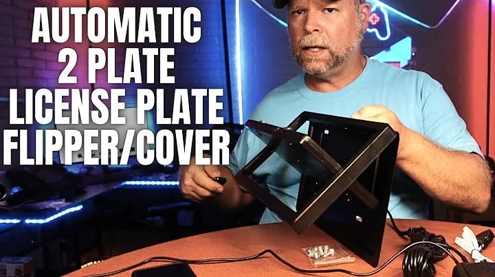 Electric License Plate Bracket Holder | Plate Flipper