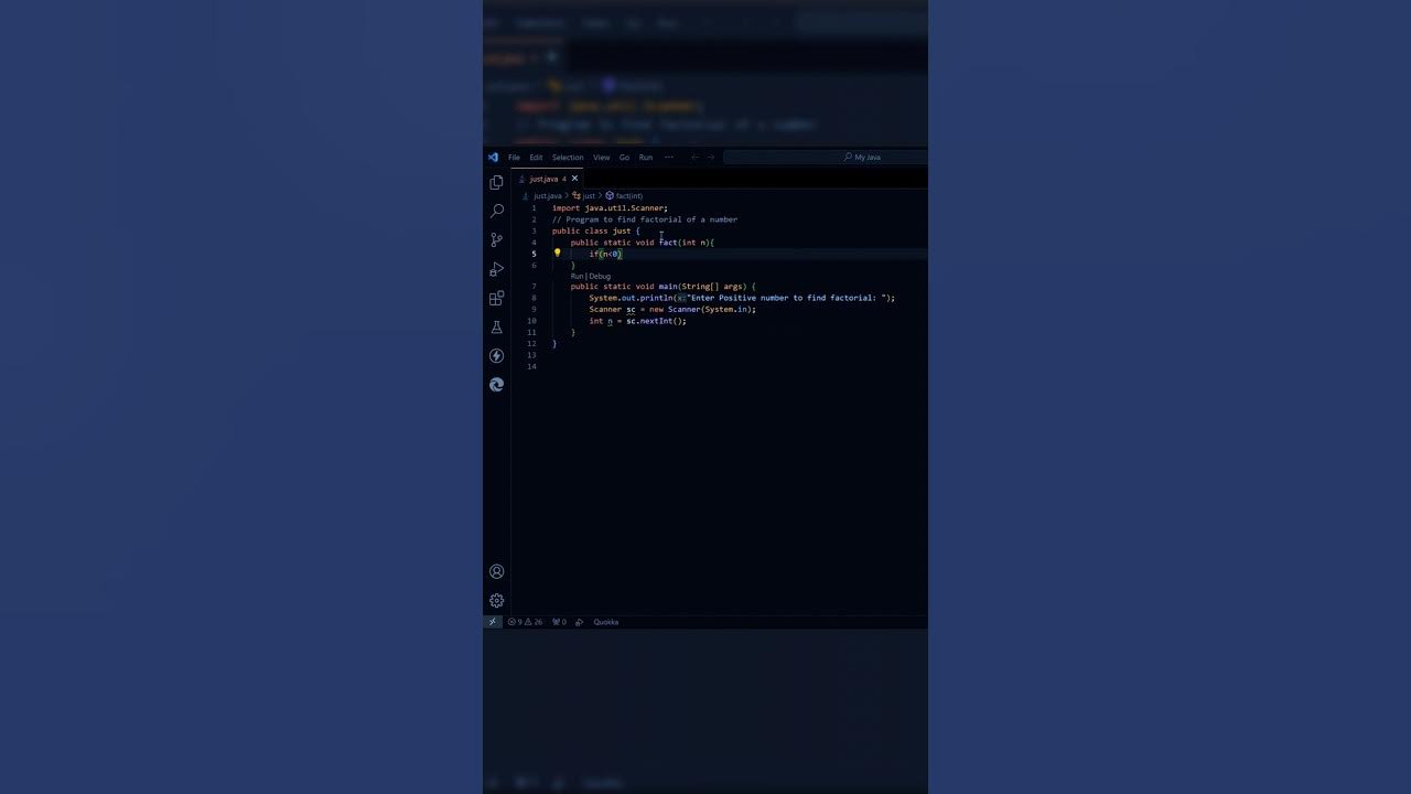 Factorial program in Java using for loop #java #factorial #programming ...