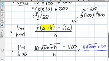 Instantaneous Rate of Change Grade 12 Calculus Lesson 1 3 9:13:12
