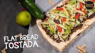 Tostada Pizza Recipe: A Fusion of Mexican and Italian Flavors! 🍕