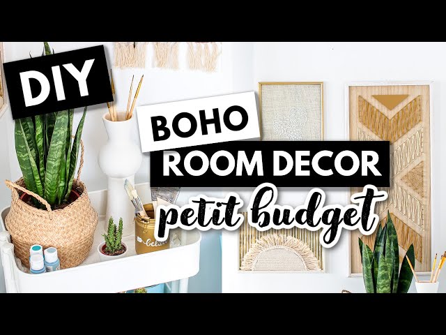 DIY DECO BOHÈME petit budget / BOHO ROOM DECOR (français) 