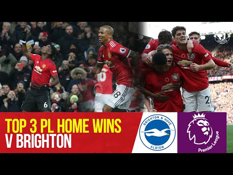 3 Premier League Wins v Brighton at Old Trafford | Manchester United v Brighton | Bitesize Boxset