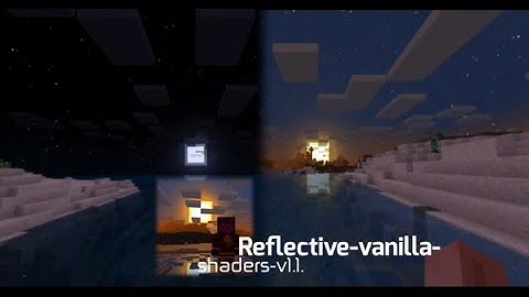 reflective-vanilla-shaders-v1.1 MCPE shaders tersimpel