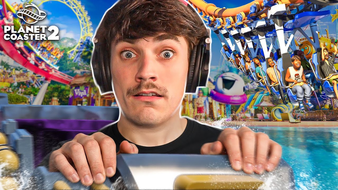 EU ABRI UM PARQUE DE DIVERSÕES | Planet Coaster 2