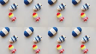 Lucky Carp Egg Bag Earring Pouch Crochet Tutorial @XueFeiErMaoXian Miao Xiaoxian 02 Milk White 05