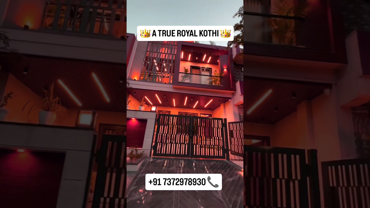 Luxury 5 BHK Villa Elevation 😍 | Near Mansarovar Metro Jaipur