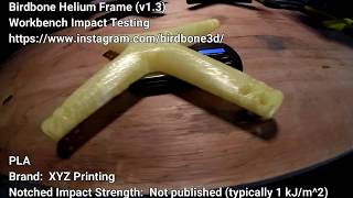 Workbench Impact Testing  - PLA