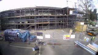 Woodhouse College Maths Block Construction Timelapse