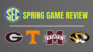 Inside SEC Football: Spring Game Updates from Tennessee, Missouri, Georgia, and Mississippi State