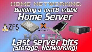 Home Networking: 100TB 10Gbit Server - Last server bits (Storage, Networking)