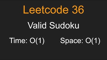 Valid Sudoku - Leetcode 36 - Python