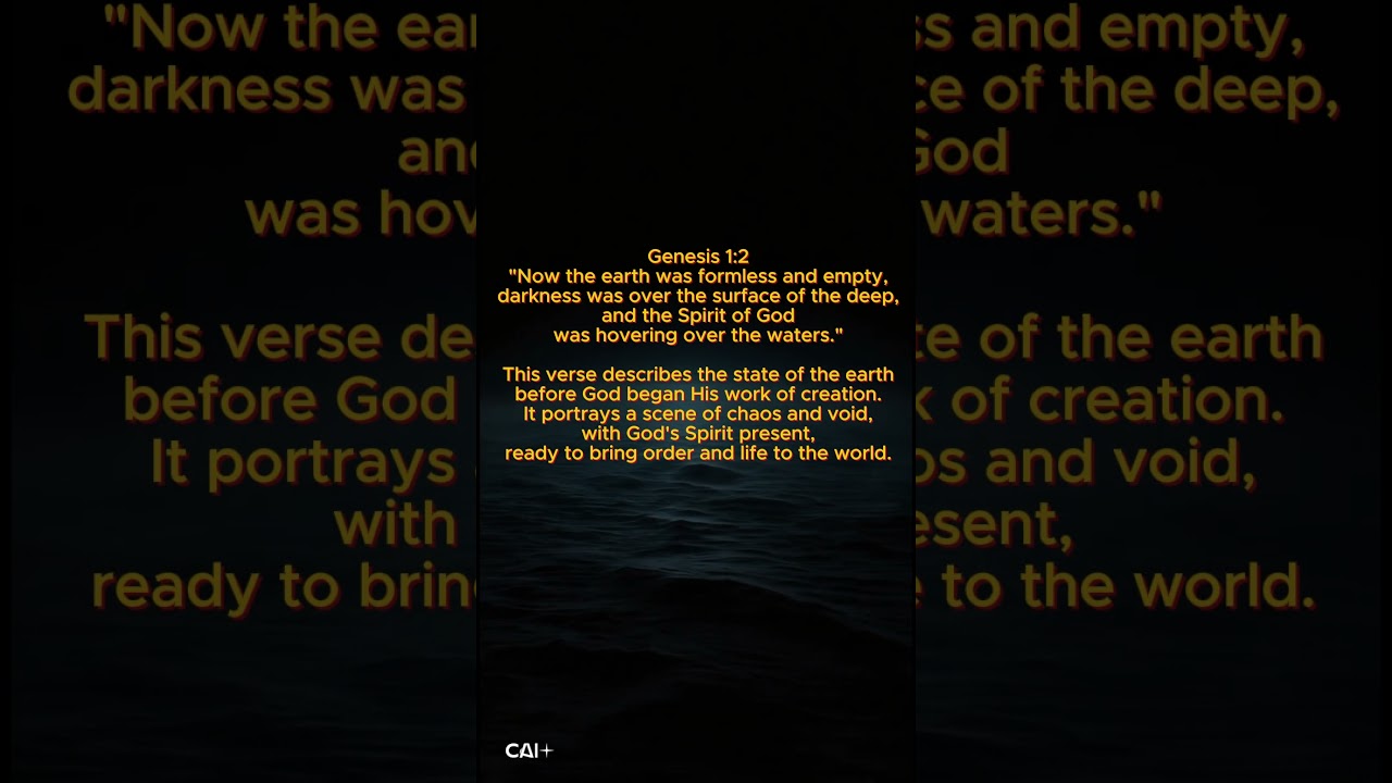 Before Creation: The Earth in Chaos 