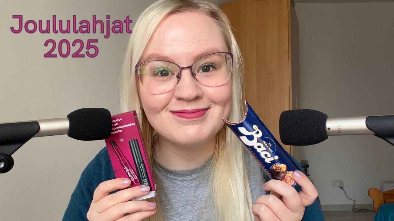 ASMR SUOMI Joululahjat 2025 🥰 (eka video uusilla mikeillä!)