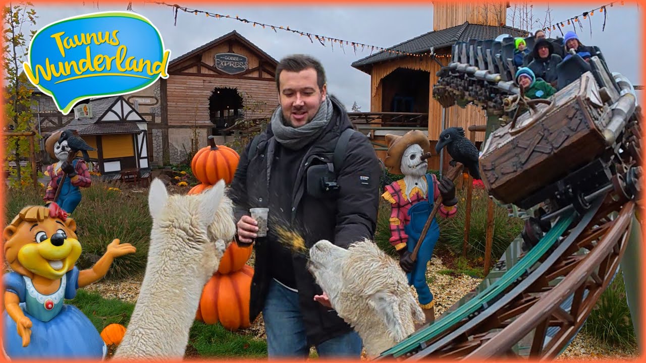 Neue ACHTERBAHN, atmosphärisches HALLOWEEN und asoziale TIERE! TAUNUS WUNDERLAND 2025