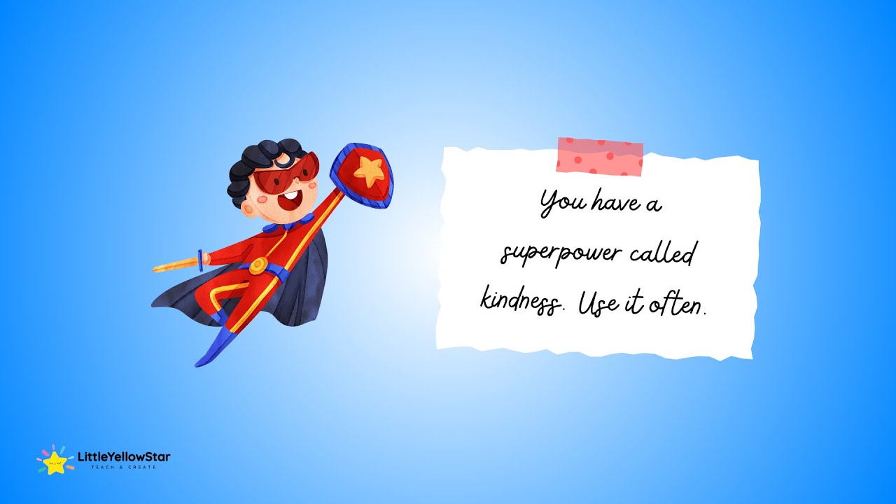 1 Hour Superhero – Empowering Classroom Music with Motivational Quotes for Kids