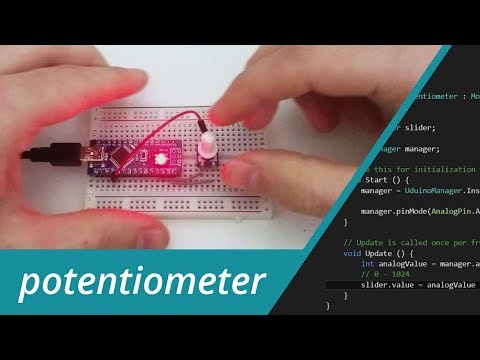 Read an analog Input from Arduino to Unity - Uduino Video Tutorial