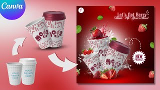 Desain Label Produk & Poster Iklan di Canva | Tutorial Branding Minuman