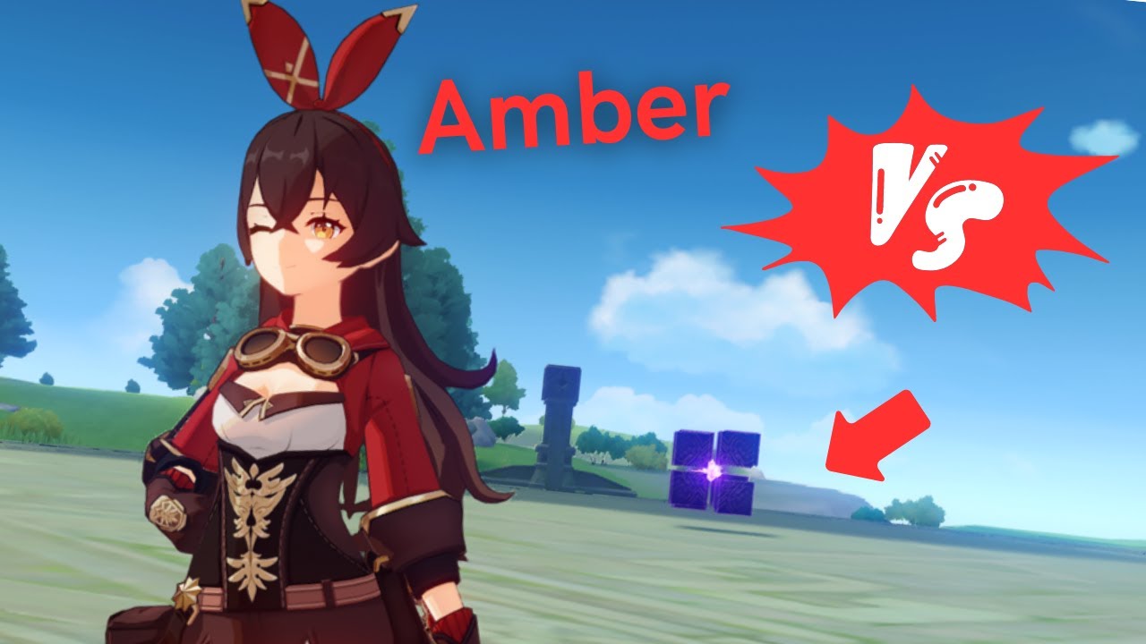 Amber Vs Electro Hypostasis | Poradnik Genshin Impact - YouTube