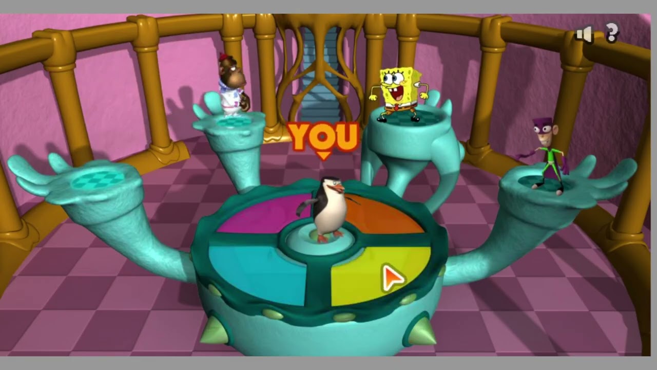 Nickelodeon Block Party - Penguins of Madagascar Board - 15 Turns