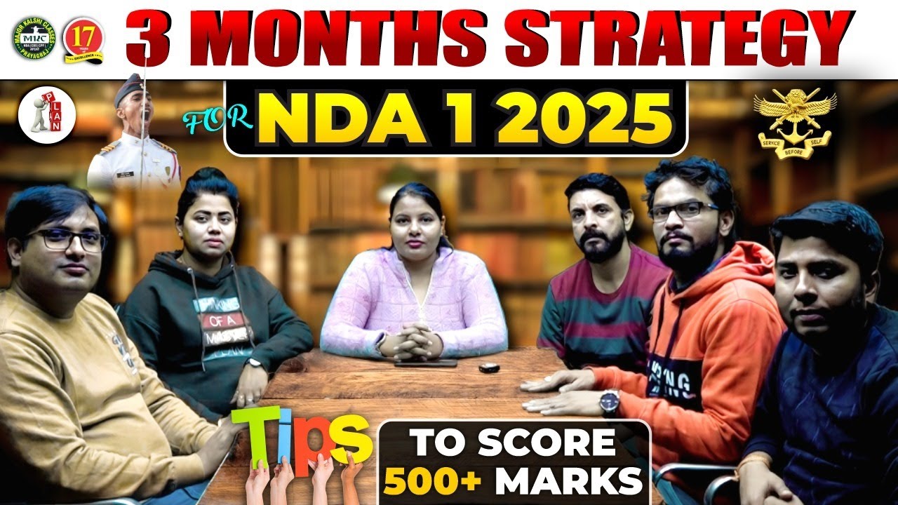 3 MONTHS STRATEGY FOR NDA 1 2025 | Ultimate Guide to Crack NDA Exam ...