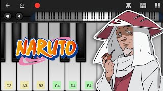 Naruto OST "Hokage's Funeral" • Perfect Piano App • Tutorial with Notes screenshot 1