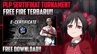 PLP SERTIFIKAT FREE FIRE KEREN🔥