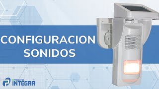 Configuración de sonidos Sensor de Movimiento Exterior Solar Autónomo con parlante Integra HS-237s screenshot 4