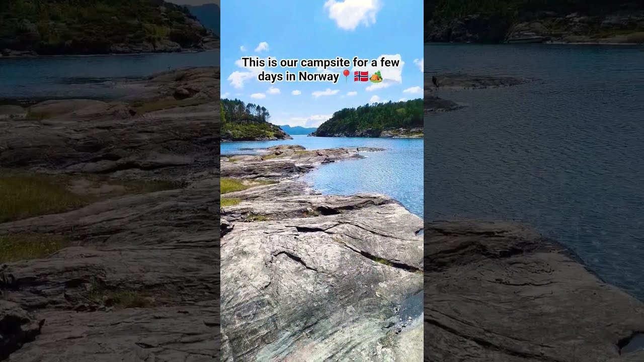 This Is Our Campsite For A Few Days In Norway Camping Campinglife Nature Travel