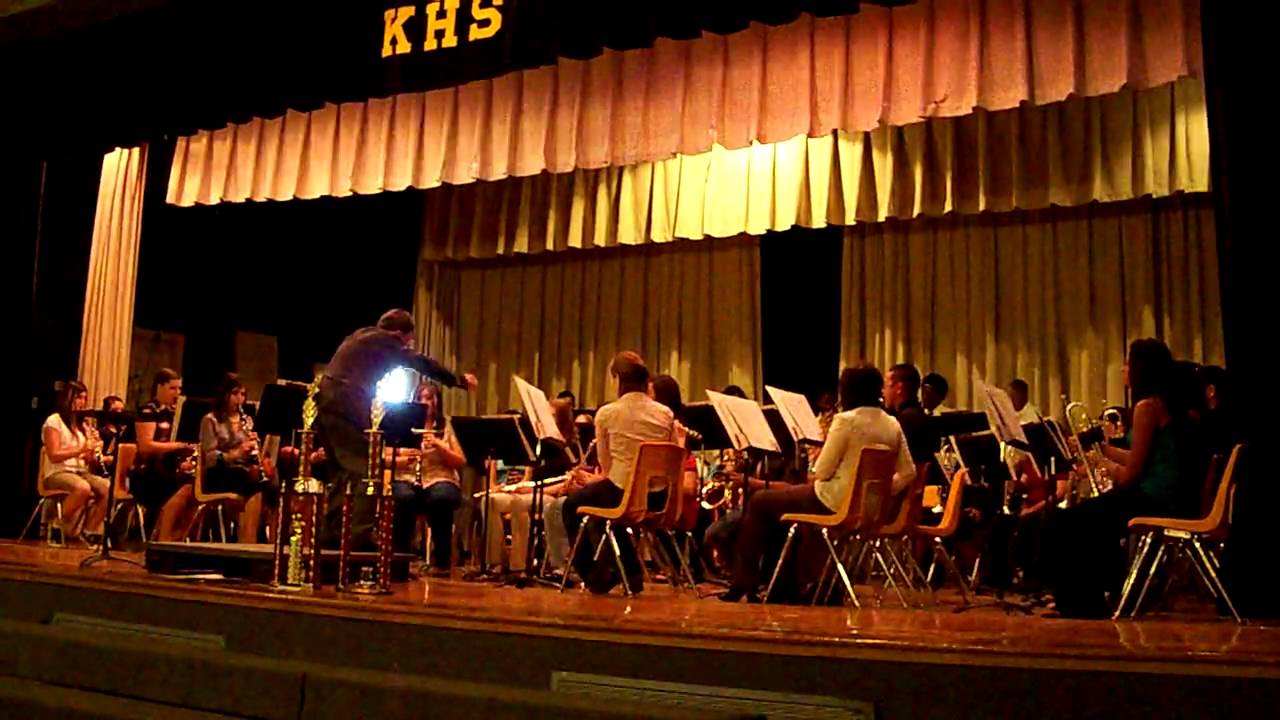 Award Winning Kress High School Band Playing Bob Grice's Avenger YouTube