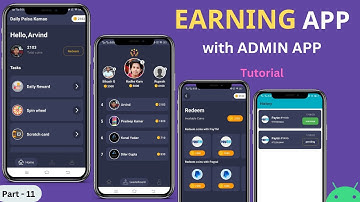 Earning App with Admin App in Android Studio | Part - 11 | Create Earning App in Android Studio