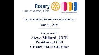 Steve Millard, President & CEO, Greater Akron Chamber