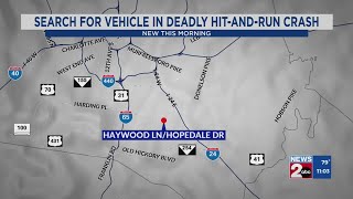 Metro police seeking car involved in deadly hit-and-run crash