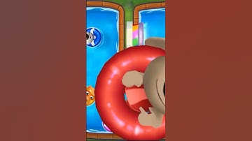 Talking Tom Pool Cat Funny video #gameplay #games #gaming