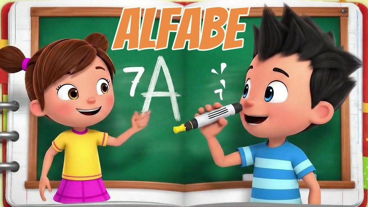 Üç Kere A A A - Alfabe Müzikali Çocuk Şarkısı - HA YAPIM (Official)