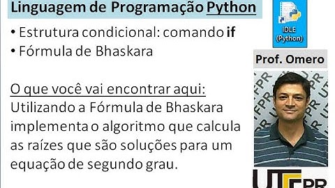 [Python] Aula 26: Estrutura Condicional (if) - Fórmula de Bhaskara