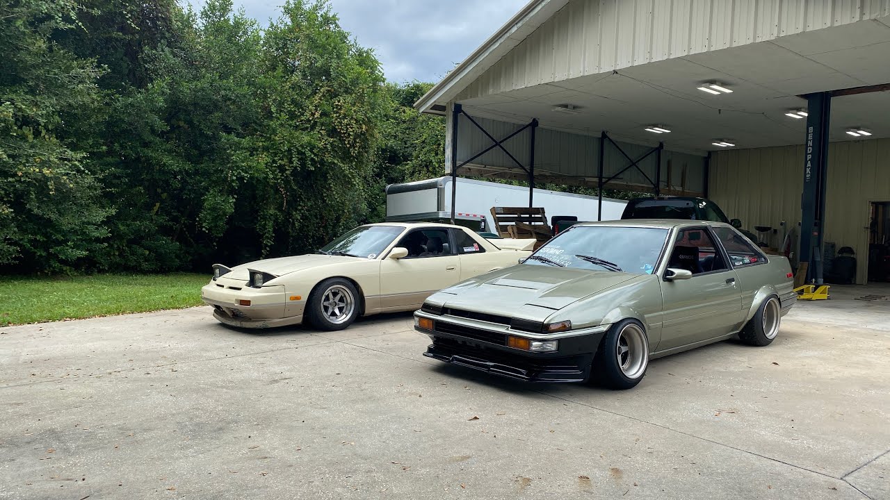 Cefiro Drift Taxi ride alongs and AE86 first upgrades. - YouTube