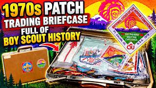 1970s Patch Trading Briefcase Full of Boy Scout History