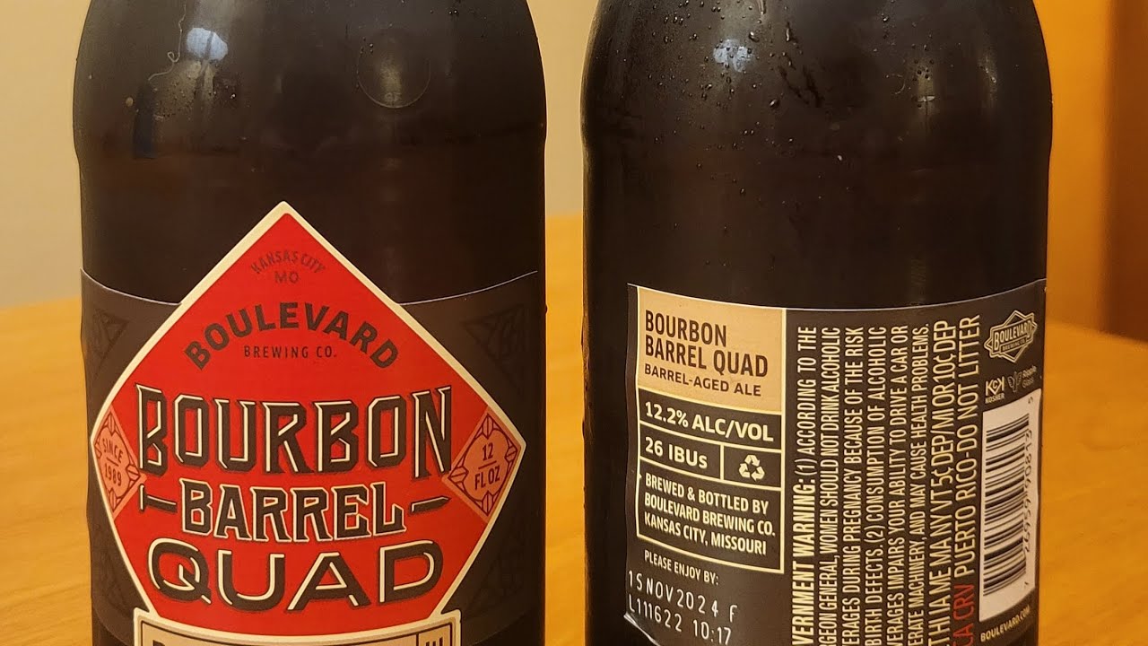 Brew to Review - Boulevard Brewing Company - Bourbon Barrel Quad Barrel Aged Ale Review