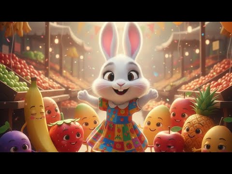 Brolly Hop Rabbit “Hop-Hop Rabbit’s Fruit Market Dance Song!”| Rhymes for kids - YouTube
