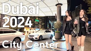 Dubai [4K] Amazing City Center, Burj Khalifa Walking Tour 2024 🇦🇪