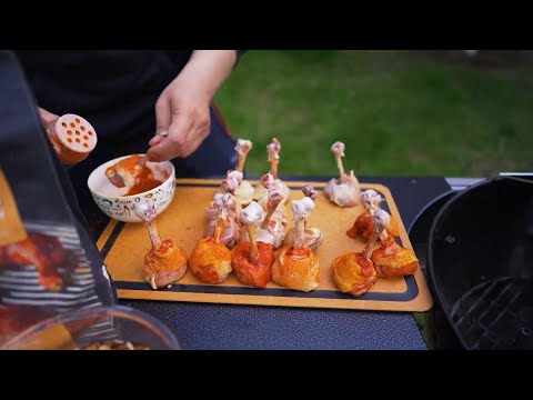 Grills.ge  ქათმის ბარკლები BBQ სოუსით