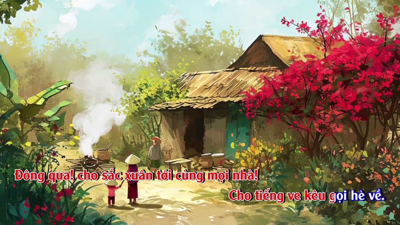 BỐN MÙA QUÊ MẸ - KARAOKE