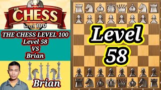 How to Beat Level 58 of THE CHESS LEVEL 100 App. (Level 58 VS Brian) screenshot 2