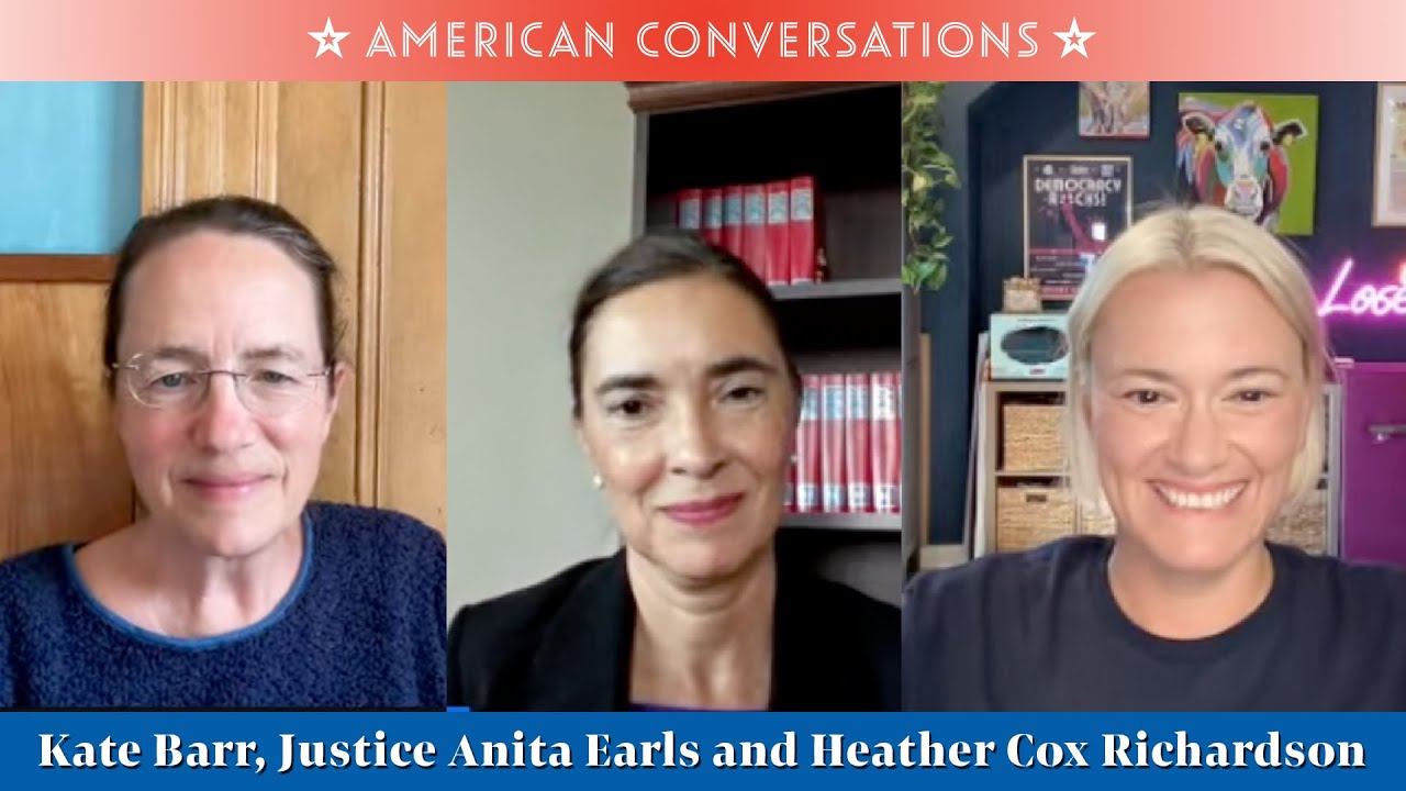 American Conversations: Kate Barr and Justice Anita Earls of North Carolina