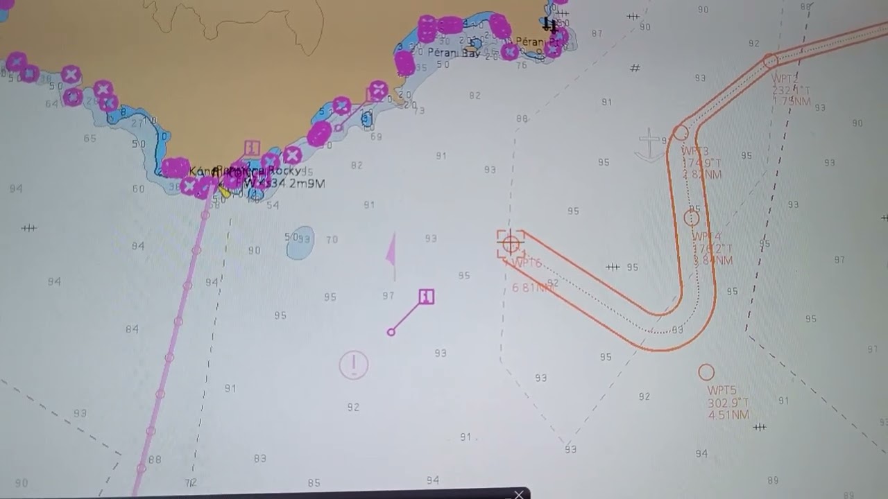 How to make a route plan in FURUNO ECDIS