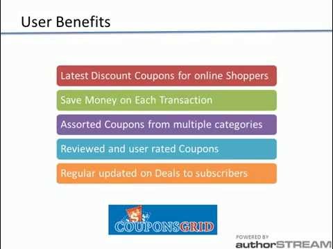 Online Shopping – Use discount coupons, deals via CouponsGrid.com