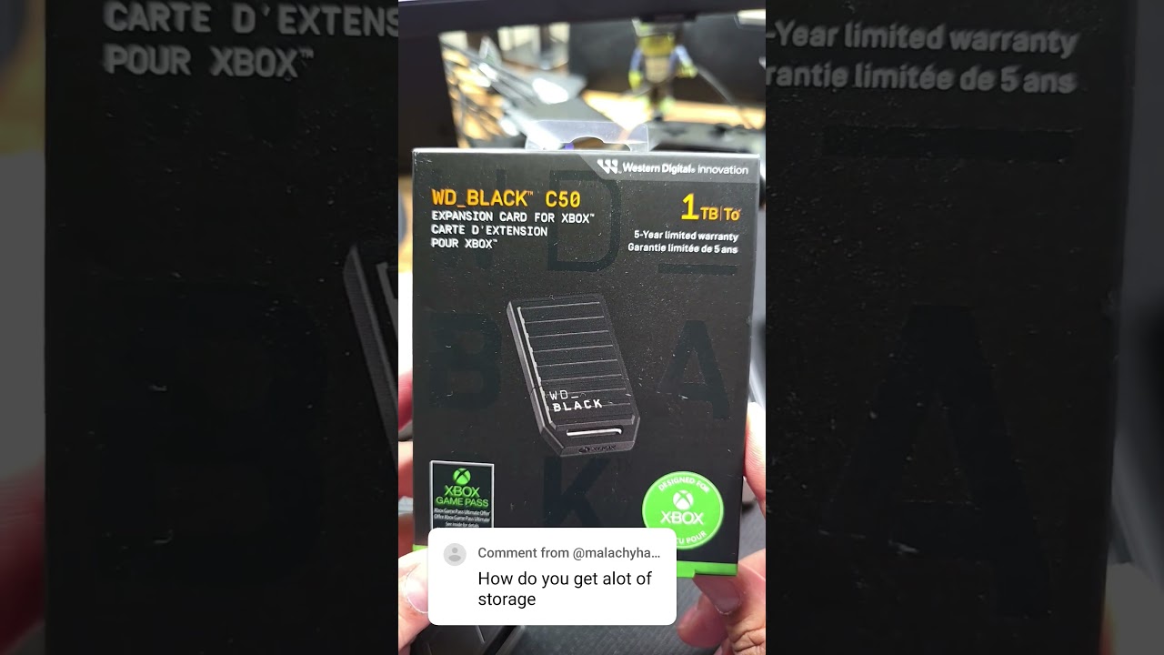 Xbox Series X/S Storage options