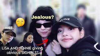 Lisa making Jennie shy and jealous? 🤭❤️ "new update, Details? #Jenlisa